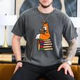 Fox Books Read Reading Librarian America Men Women Kids Men's Comfort Colors T-Shirt Pepper Fox Books Read Reading Librarian America Men Women Kids Men's Comfort Colors T-Shirt Pepper