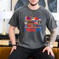 Freadom To Read Book Lover Reading Freedom Men's Comfort Colors T-Shirt Pepper