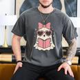Ghost Reading Book Halloween Cat Lover Men's Comfort Colors T-Shirt Pepper Ghost Reading Book Halloween Cat Lover Men's Comfort Colors T-Shirt Pepper