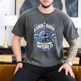 A Good Book Is Out Of This World Shirt Astronaut Reading Men's Comfort Colors T-Shirt Pepper