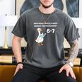 Goose Reading 67 Six Seven Meme Teacher Book Lover Men's Comfort Colors T-Shirt Pepper