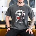 Grim Reaper Bookworm Cute Book Reading Halloween Men's Comfort Colors T-Shirt Pepper Grim Reaper Bookworm Cute Book Reading Halloween Men's Comfort Colors T-Shirt Pepper