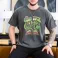 Groovy It's Good Luck To Read St Patrick's Day Book Lucky Men's Comfort Colors T-Shirt Pepper
