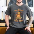 Halloween Fully Booked This Fall Book Ginger Cat Reading Men's Comfort Colors T-Shirt Pepper Halloween Fully Booked This Fall Book Ginger Cat Reading Men's Comfort Colors T-Shirt Pepper