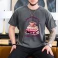 Where Hearts Groovy Meet Stories Coffee Books Valentines Day Men's Comfort Colors T-Shirt Pepper