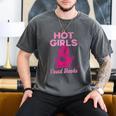 Hot Girls Read Books Cute Book Reader Women Men's Comfort Colors T-Shirt Pepper