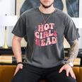 Hot Girls Read Cute Book Lover Reading Club Men's Comfort Colors T-Shirt Pepper