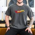 Hot Wheels Comic Book Fire Logo Men's Comfort Colors T-Shirt Pepper Hot Wheels Comic Book Fire Logo Men's Comfort Colors T-Shirt Pepper