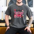 HUGvyn One Loved Teacher Valentine Book Heart Reading Bow Men's Comfort Colors T-Shirt Pepper HUGvyn One Loved Teacher Valentine Book Heart Reading Bow Men's Comfort Colors T-Shirt Pepper