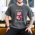 I'm With The Banned Books Bold Statement Against Censorshi Men's Comfort Colors T-Shirt Pepper