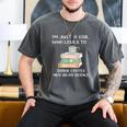 I'm Just a Girl Who Loves To Drink Coffee And Read Books Men's Comfort Colors T-Shirt Pepper I'm Just a Girl Who Loves To Drink Coffee And Read Books Men's Comfort Colors T-Shirt Pepper