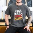 I Have Issues Comic Issues Comic Book Lover Men's Comfort Colors T-Shirt Pepper
