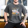 Its A Good Day To Read A Book Cute Pig & Elephant Adventure Men's Comfort Colors T-Shirt Pepper Its A Good Day To Read A Book Cute Pig & Elephant Adventure Men's Comfort Colors T-Shirt Pepper