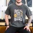 Just a Girl Who Loves Books Bookish Readers Book Lover Girls Men's Comfort Colors T-Shirt Pepper Just a Girl Who Loves Books Bookish Readers Book Lover Girls Men's Comfort Colors T-Shirt Pepper