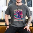 Just a Girl Who Loves Dragons And Books Dragon Men's Comfort Colors T-Shirt Pepper