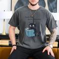 Just One More Chapter Bookworm Cat Book Lover Men's Comfort Colors T-Shirt Pepper Just One More Chapter Bookworm Cat Book Lover Men's Comfort Colors T-Shirt Pepper