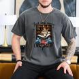 Just One More Chapter Cat Reading Books Coffee Lovers Premium Tri-Blend Men's Comfort Colors T-Shirt Pepper