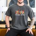 If You Know You Know 6 7 Six Seven Meme Floral Book Lover Men's Comfort Colors T-Shirt Pepper