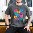 Librarian Shirt Valentines Book Worm Reading Tshirt Premium Tri-Blend Men's Comfort Colors T-Shirt Pepper