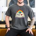 Libraries Are For Everyone Book LGBTQ Ally Gay Pride Month Men's Comfort Colors T-Shirt Pepper