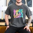 Library Book Fair Vibe Tie Dye School Reading Nostalgic Men's Comfort Colors T-Shirt Pepper Library Book Fair Vibe Tie Dye School Reading Nostalgic Men's Comfort Colors T-Shirt Pepper