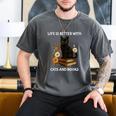 Life Is Better With Cats And Books Cute Cat Lover For Men Women Kids Men's Comfort Colors T-Shirt Pepper Life Is Better With Cats And Books Cute Cat Lover For Men Women Kids Men's Comfort Colors T-Shirt Pepper