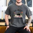 Life Is Better With Cats And Books Men's Comfort Colors T-Shirt Pepper Life Is Better With Cats And Books Men's Comfort Colors T-Shirt Pepper