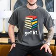 Get Lit With Books Men's Comfort Colors T-Shirt Pepper Get Lit With Books Men's Comfort Colors T-Shirt Pepper