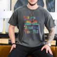 Literacy Justice For All Stop Book Banning Protect Librarian Men's Comfort Colors T-Shirt Pepper