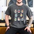 Literary Winter Reading Snowmen Cozy Book Lover Pattern Men's Comfort Colors T-Shirt Pepper Literary Winter Reading Snowmen Cozy Book Lover Pattern Men's Comfort Colors T-Shirt Pepper