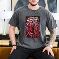 Marvel Spider-Man Eddie Brock Carnage Comic Book Cover Men's Comfort Colors T-Shirt Pepper Marvel Spider-Man Eddie Brock Carnage Comic Book Cover Men's Comfort Colors T-Shirt Pepper