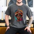 Melanin Girl Afro Book Lover Librarian Teacher Student Men's Comfort Colors T-Shirt Pepper