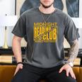 Midnight Reading Club Night Owl Book Readers Men's Comfort Colors T-Shirt Pepper