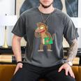 Monkey With a Book Men's Comfort Colors T-Shirt Pepper
