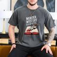 Murder Mystery And a Cup Of Tea Book Humor Men's Comfort Colors T-Shirt Pepper Murder Mystery And a Cup Of Tea Book Humor Men's Comfort Colors T-Shirt Pepper