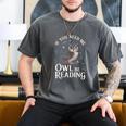 If You Need Me Owl Be Reading Book Students Lover Men's Comfort Colors T-Shirt Pepper