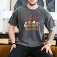 North Pole Readers Book Club Reading Book Christmas Men's Comfort Colors T-Shirt Pepper