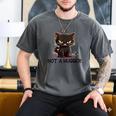 Not A Hugger Tee Angry Cat Sarcastic Cute Introvert Men's Comfort Colors T-Shirt Pepper Not A Hugger Tee Angry Cat Sarcastic Cute Introvert Men's Comfort Colors T-Shirt Pepper