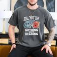 Nothing Beats Reading Rock Paper Scissors Book Lover Men's Comfort Colors T-Shirt Pepper