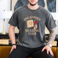 One-Handed Reading Club Smutty Book Lover Men's Comfort Colors T-Shirt Pepper One-Handed Reading Club Smutty Book Lover Men's Comfort Colors T-Shirt Pepper