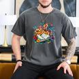 Open Book With Colorful Floral Reading Magic Men's Comfort Colors T-Shirt Pepper