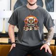 Owl Reading Books Book Library Bookworm Men's Comfort Colors T-Shirt Pepper