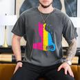 Pansexual Pride Celestial Cat Sitting Book LGBTQ Pan Colors Men Women Men's Comfort Colors T-Shirt Pepper