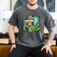 Rabbit Reading Book Under Large Mushroom Easter Bandana Men's Comfort Colors T-Shirt Pepper Rabbit Reading Book Under Large Mushroom Easter Bandana Men's Comfort Colors T-Shirt Pepper