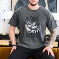 Racoon Reading Spicy Smutty Book Booktok I Read Trashy Books Men's Comfort Colors T-Shirt Pepper