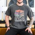 Rather Be Reading Book Lover Stack Men's Comfort Colors T-Shirt Pepper Rather Be Reading Book Lover Stack Men's Comfort Colors T-Shirt Pepper