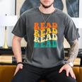 Read Read Read Read Book Lover Reading Bookworm Reader Men's Comfort Colors T-Shirt Pepper
