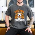 Read More Books Booooks Ghost Pumpkin Cute Teacher Halloween Men's Comfort Colors T-Shirt Pepper Read More Books Booooks Ghost Pumpkin Cute Teacher Halloween Men's Comfort Colors T-Shirt Pepper