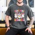 Read More Books Ghosts Reading Book Teacher Halloween Men's Comfort Colors T-Shirt Pepper