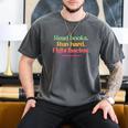 Read Books Run Hard Fight Fascists Men's Comfort Colors T-Shirt Pepper